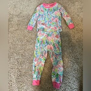 Lilly Pulitzer for pottery barn kids mermaid jammies